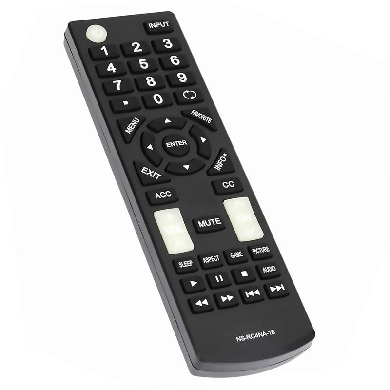 Beyution New NS-RC4NA-18 NSRC4NA18 Remote Control fit for Insignia TV NS-55D420NA18 NS-19D310NA19 NS-24D310NA19 NS-39D310NA19 NS-22D510NA19 NS-40D510NA19 NS-50D510NA19 NS-55D510NA19 - Image 2